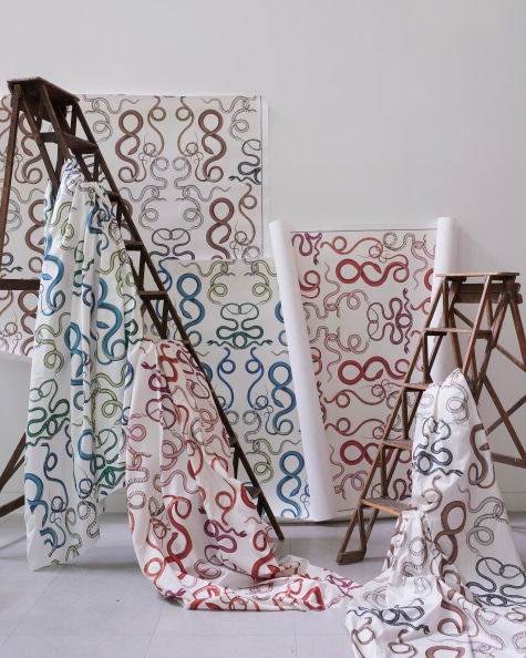 Wall coverings and fabrics designed by Adam Charlap Hyman