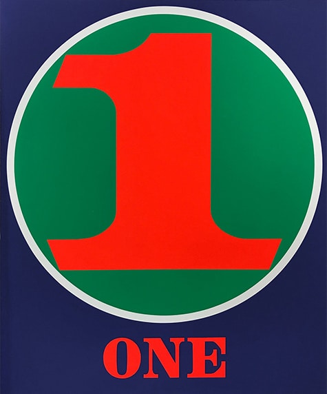 Number Suite- One by Robert Indiana