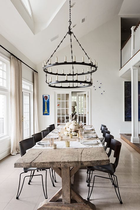 Long Island dining room by Mark Epstein