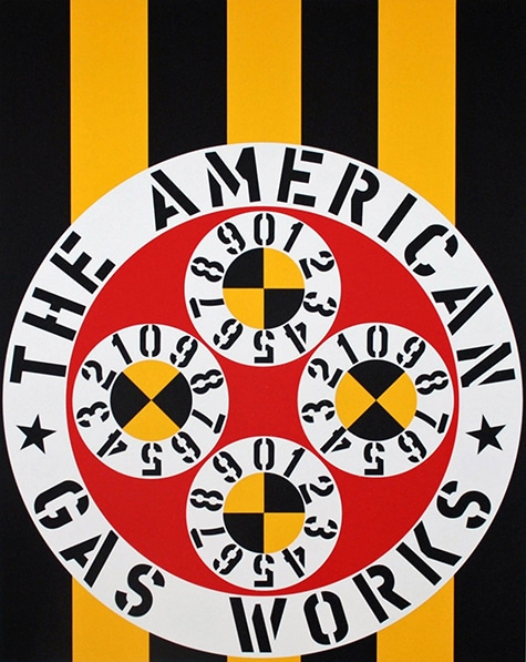 The American Gas Works by Robert Indiana