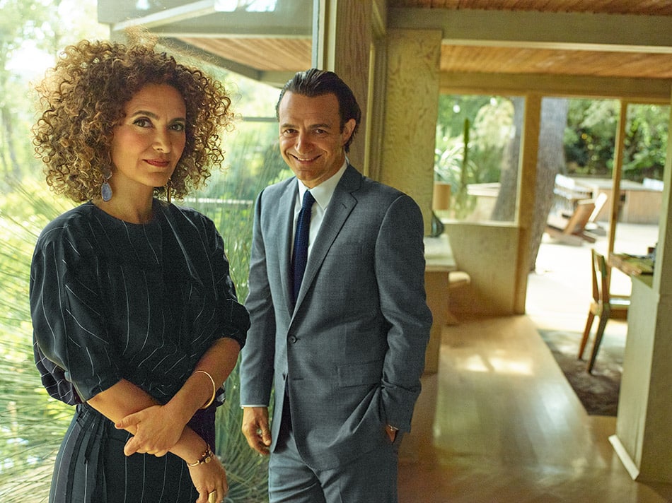 Pamela Shamshiri and her brother Ramin Shamshiri