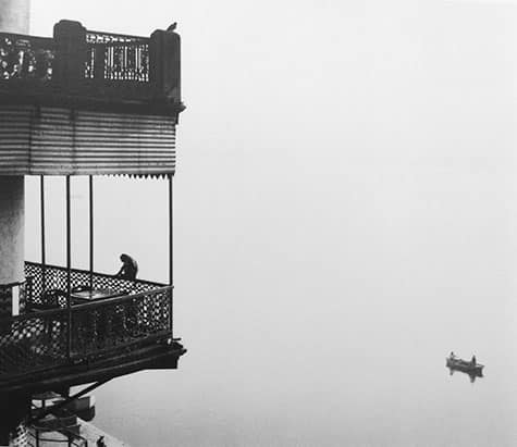 Untitled (Monkey on Balcony / Two Men in Boat), 1999