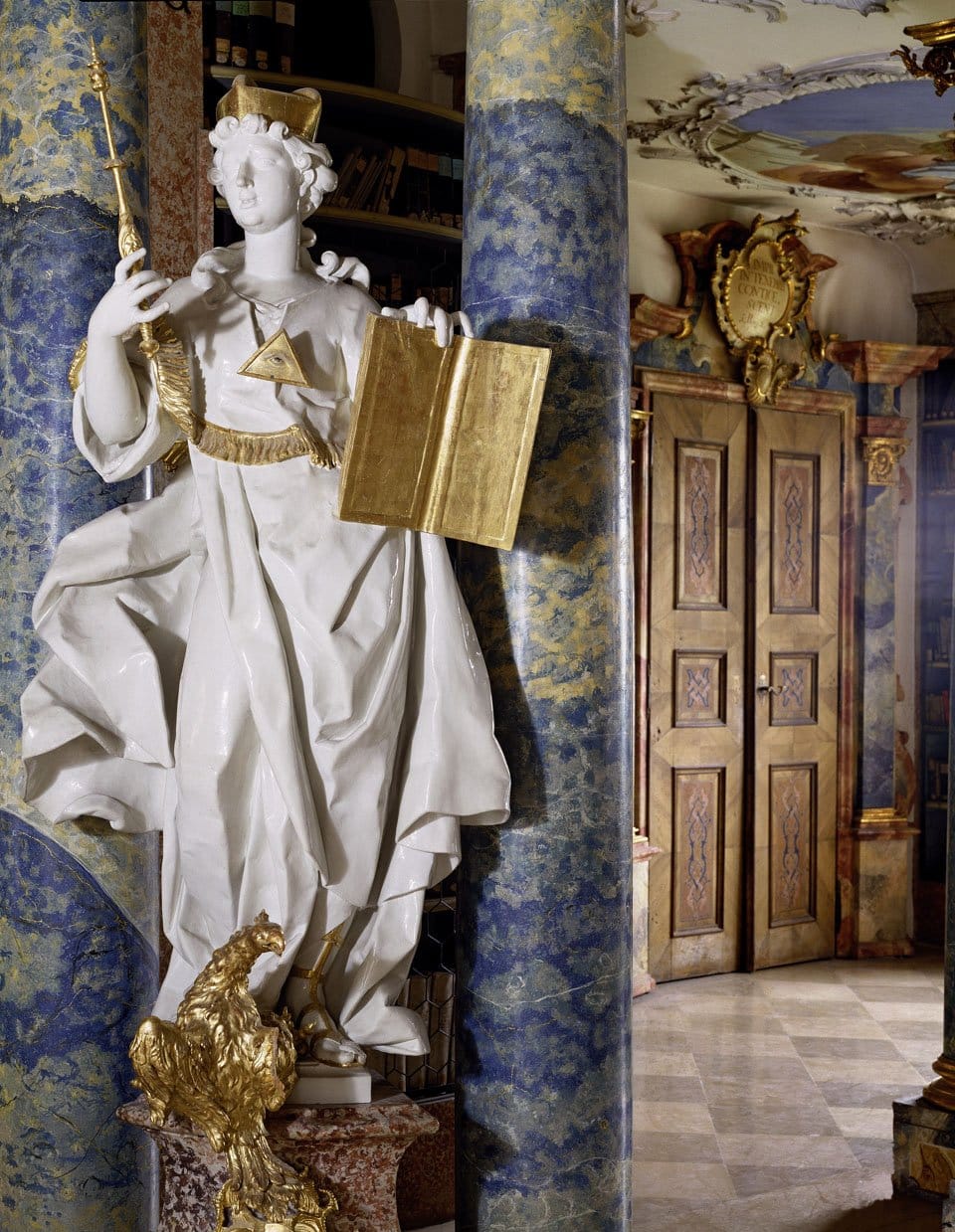 The Klosterbibliothek Wiblingen