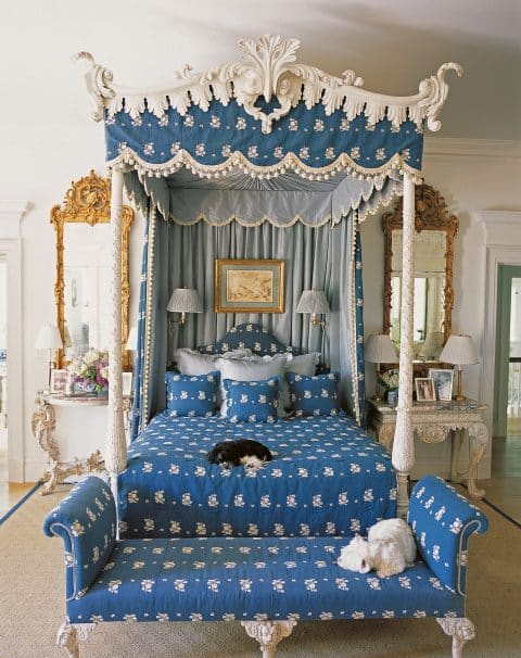 bedroom in Carolyne Roehm Design & Style: A Constant Thread book Rizzoli