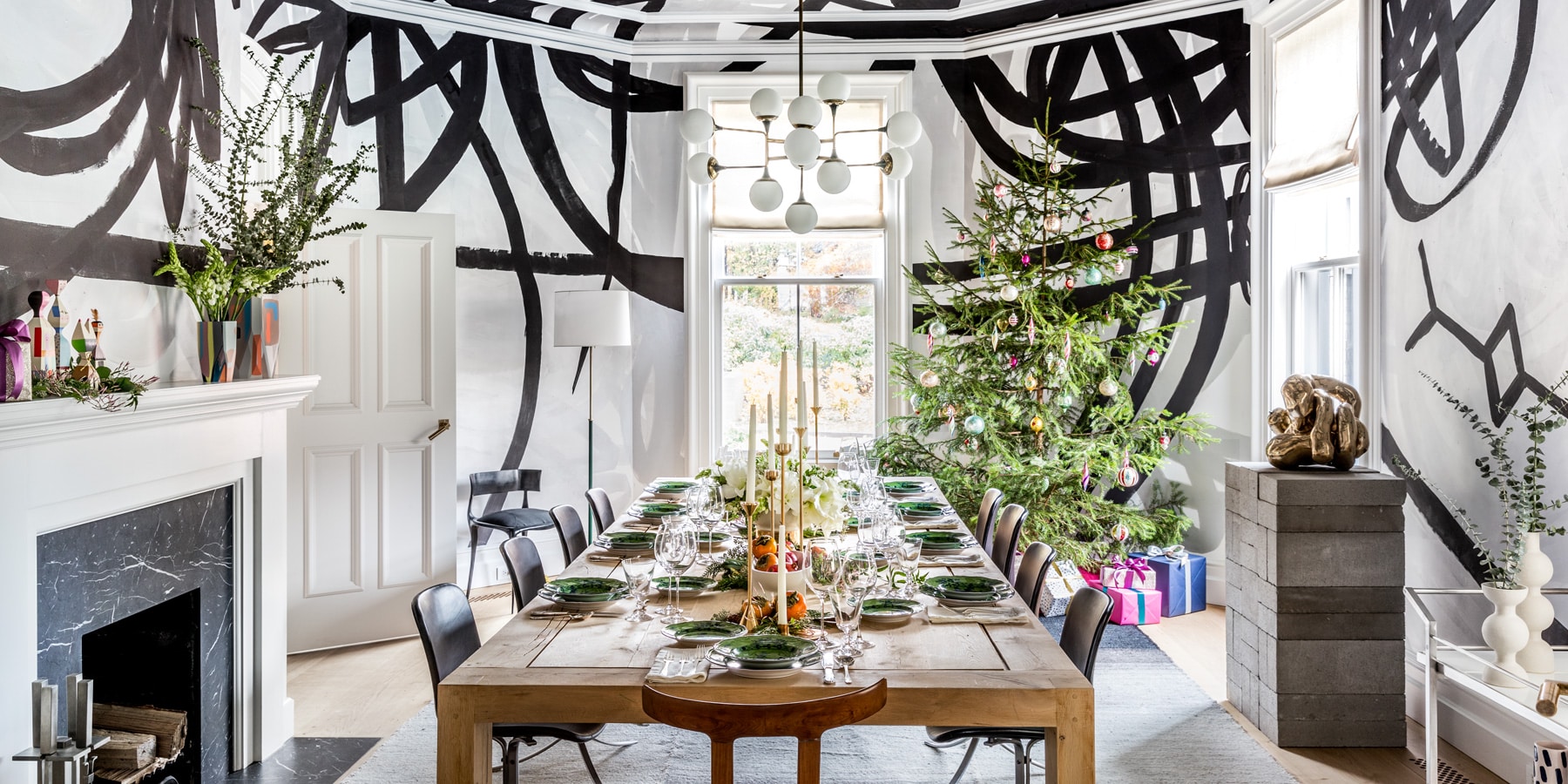 Sara Story Entertains in Her Festive Hudson Valley Home