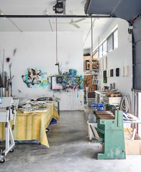 William Monaghan's studio