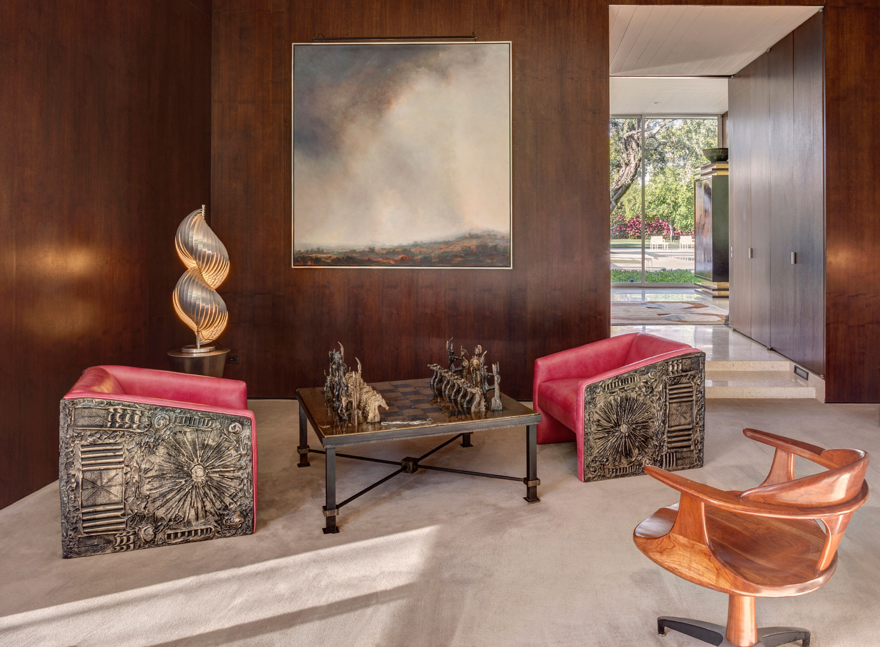 FormArch New York architecture and design firm Palm Springs house living room