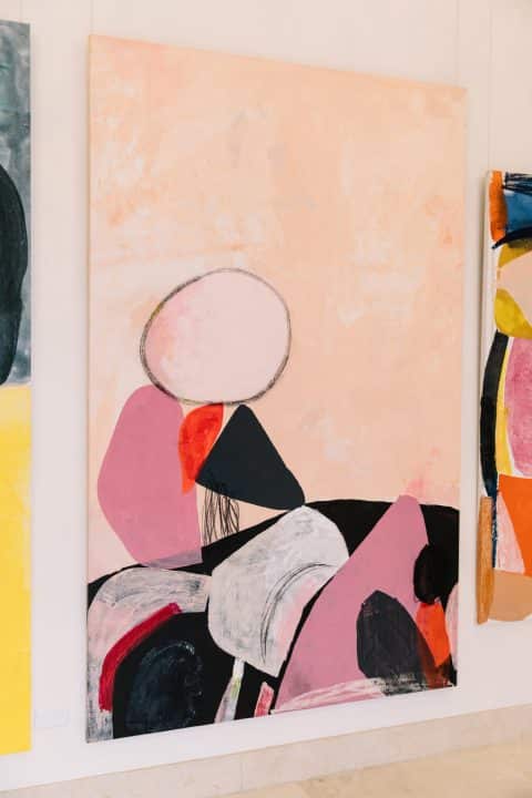 Heather Chontos's 2018 painting Toccato at the Colony Hotel