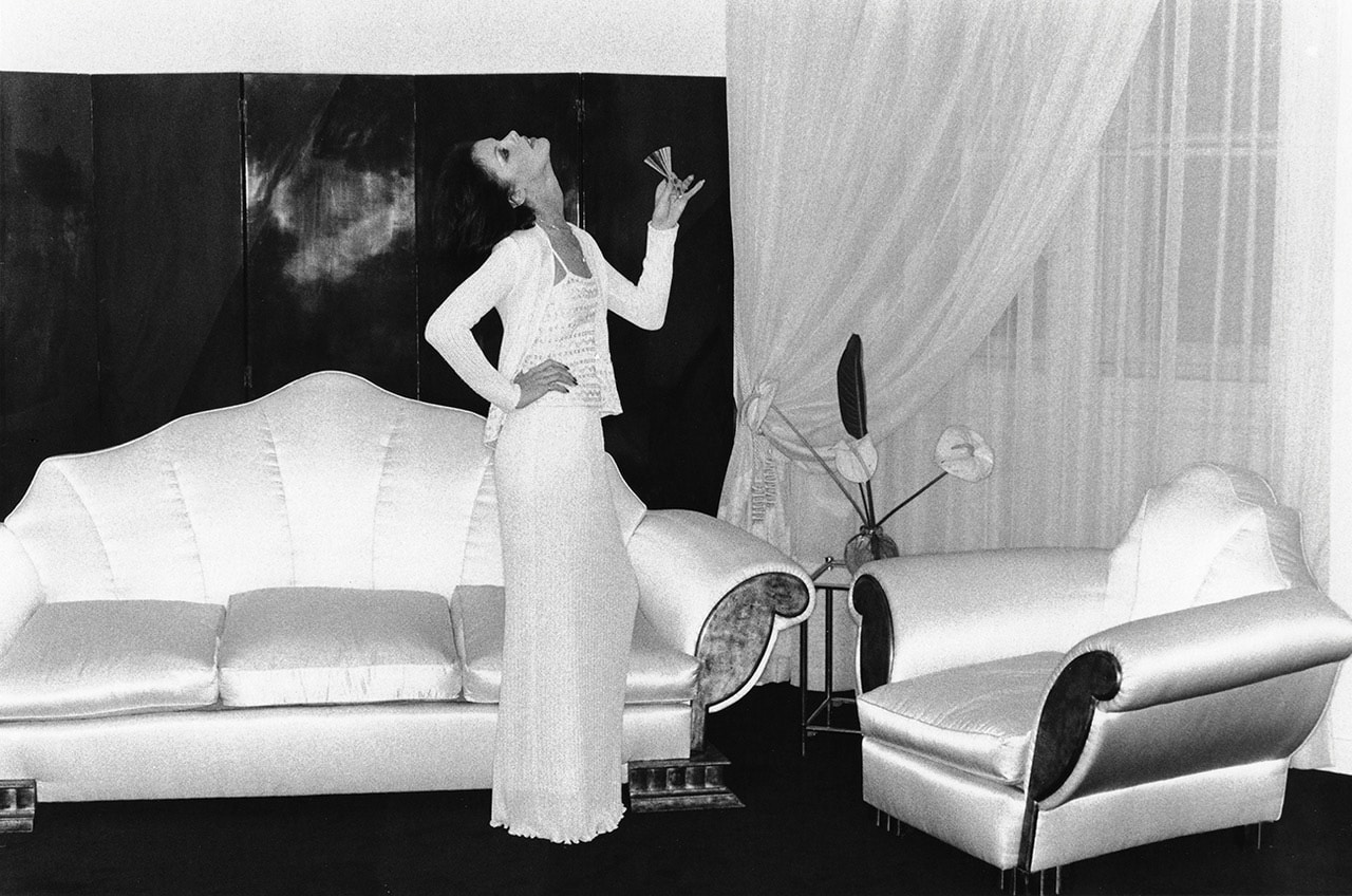 At Karl Lagerfeld's, Paris, 1974, by Helmut Newton