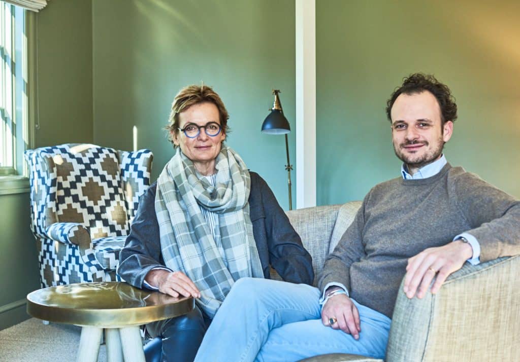 Alexandra Champalimaud and her son Anthony, owner of Troutbeck