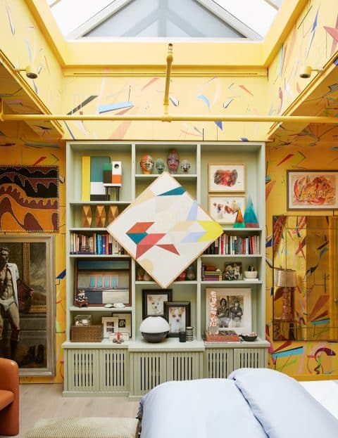Interior designer Drew McGukin New York loft bedroom