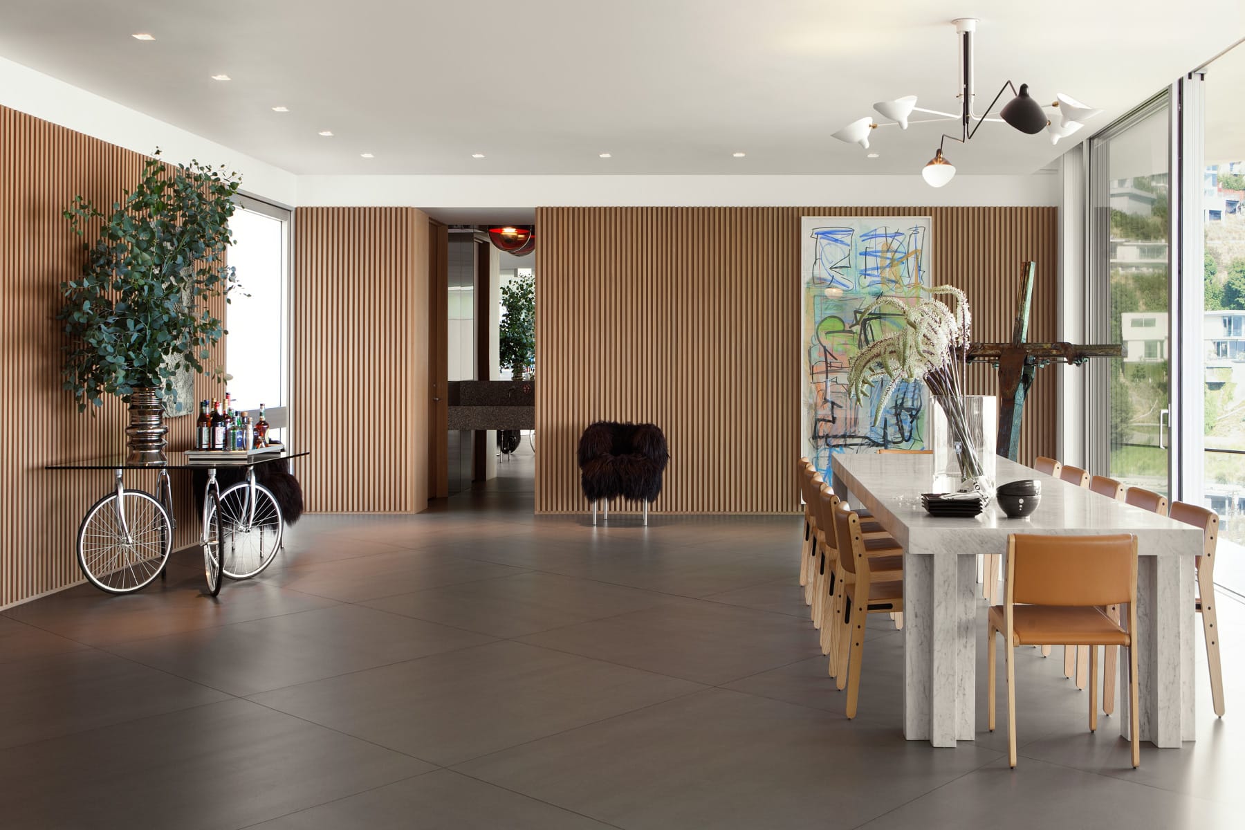 LA dining room by The Archers