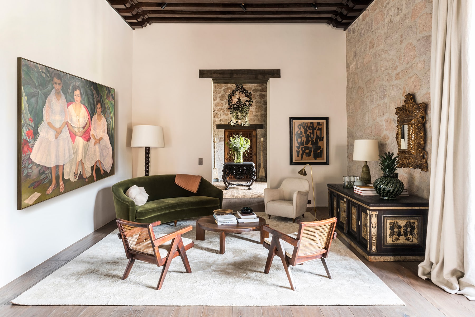 Luis Laplace Morelia Mexico Casa Michelena living room