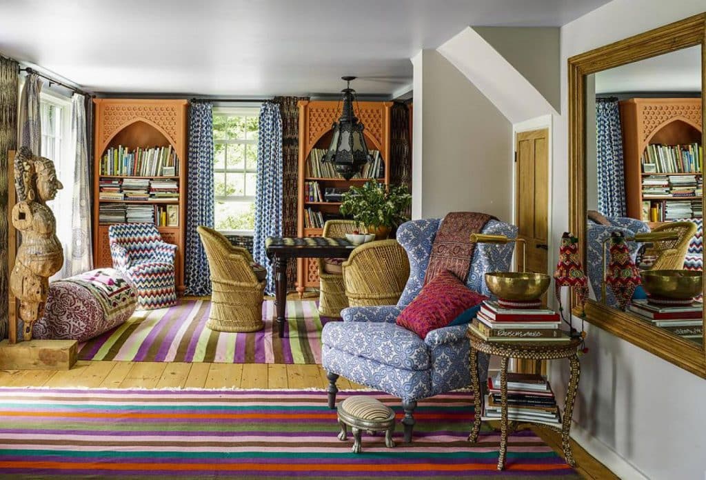 John Robshaw dining room by Sara Bengur