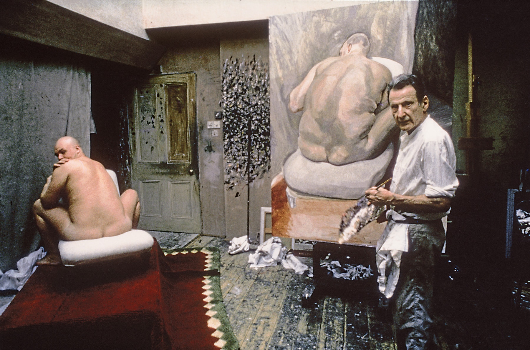 Lucian Freud: Monumental Acquavella Galleries Leigh Bowery Naked Man, Back View