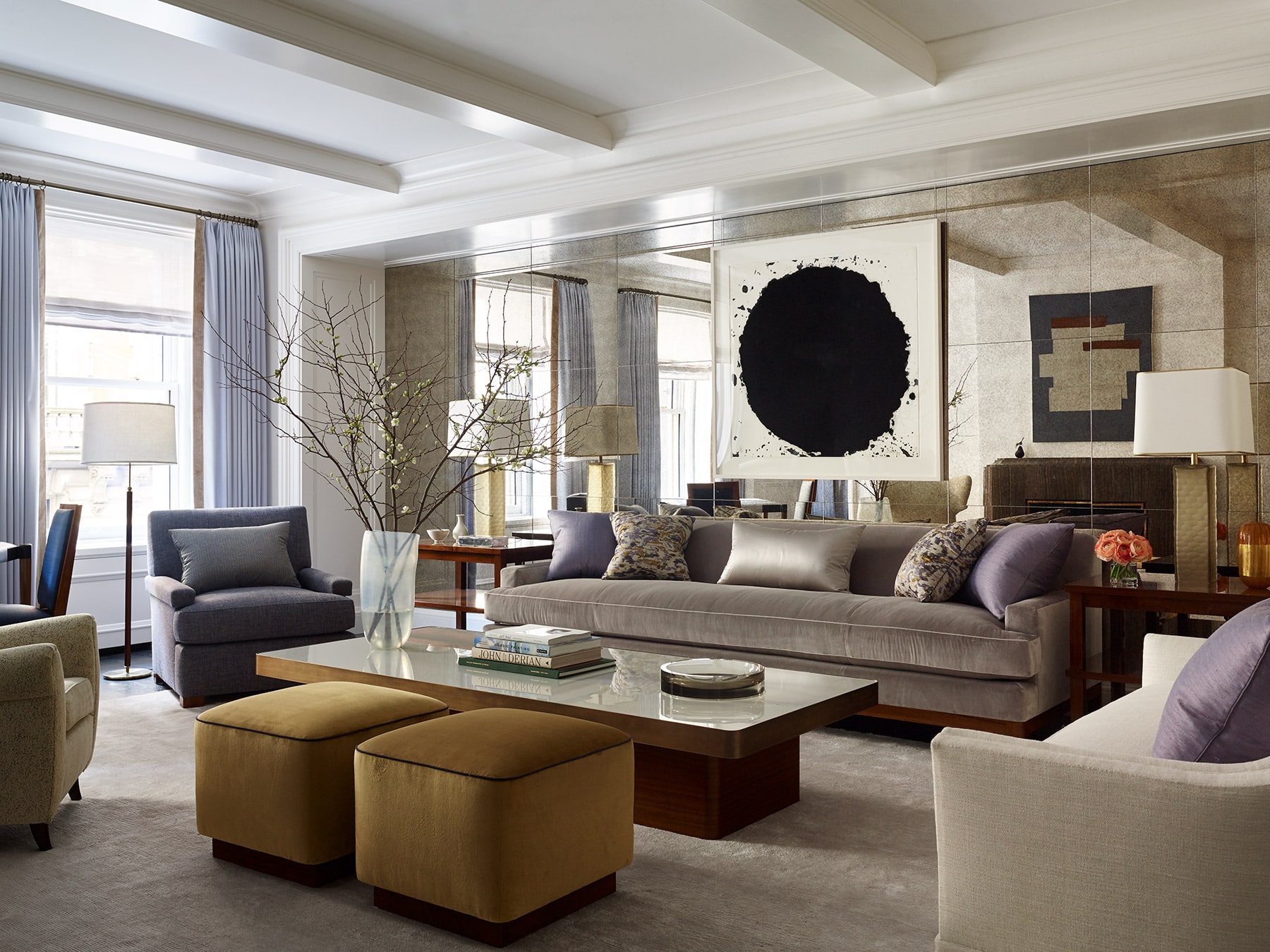 Sawyer Berson Interiors Living Room