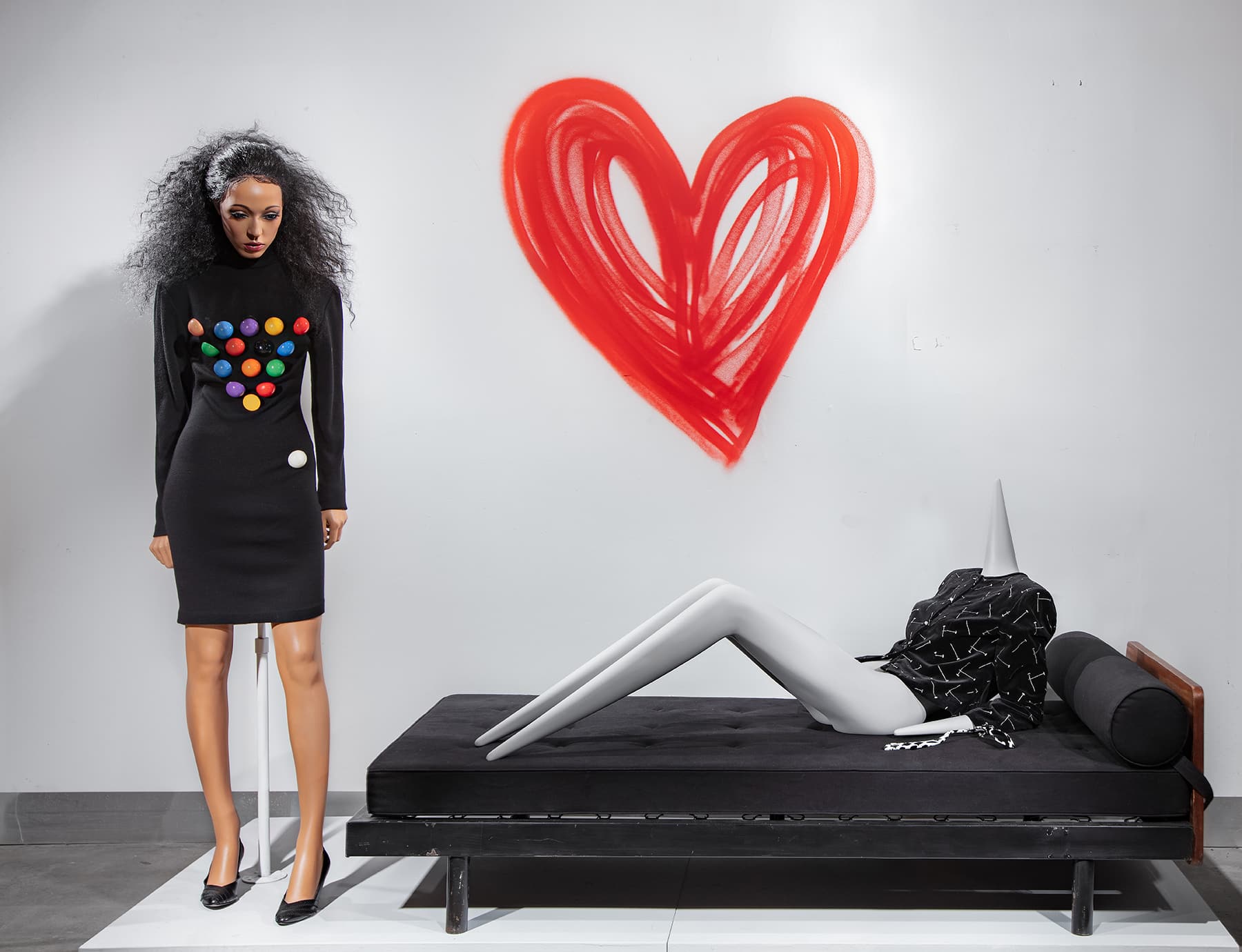 wood-and-metal Jean Prouvé daybed