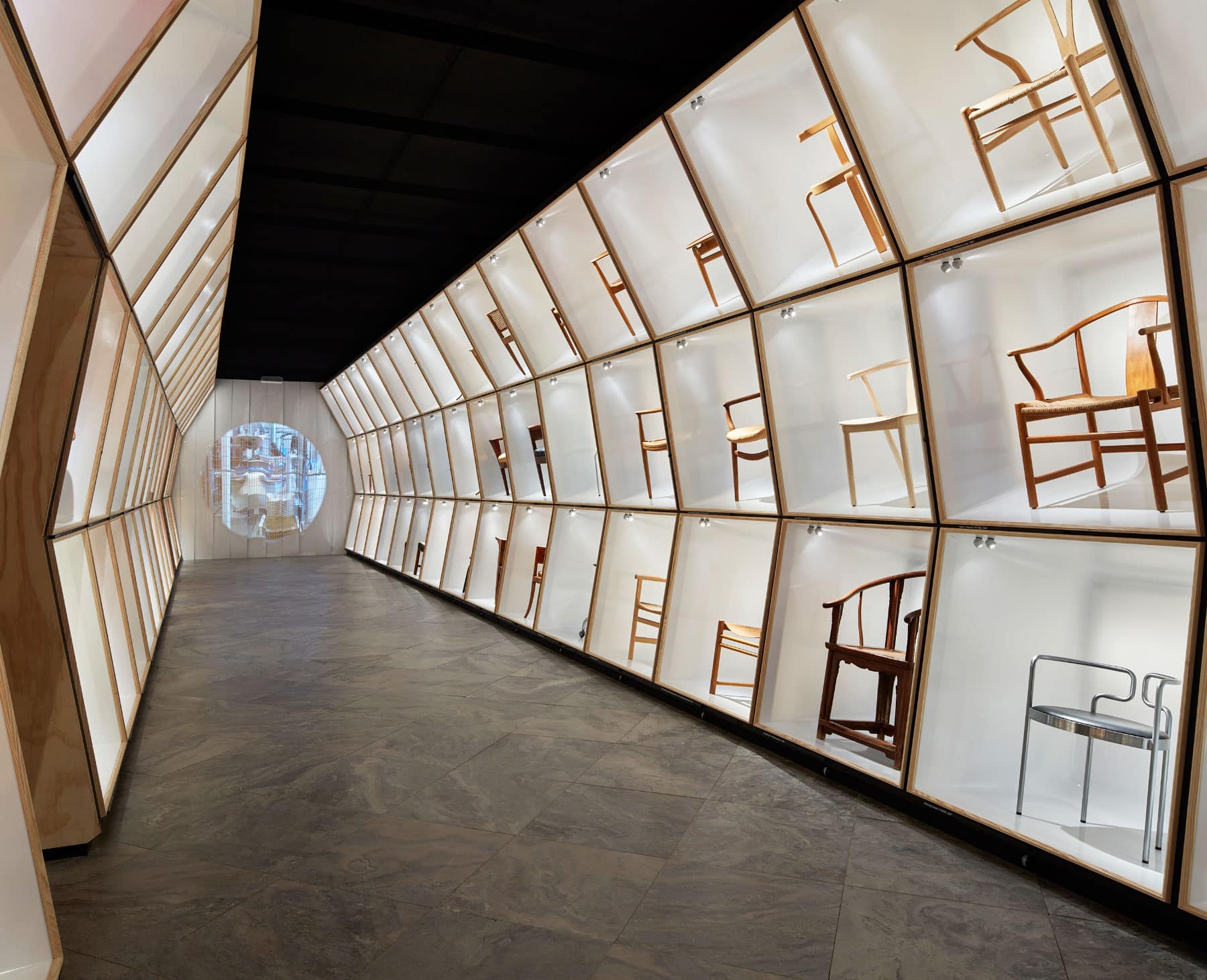 Designmuseum Danmark chairs exhibit