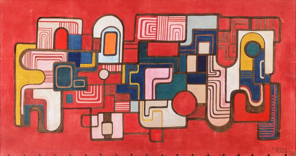 1960's Abstract Work by Burle Marx