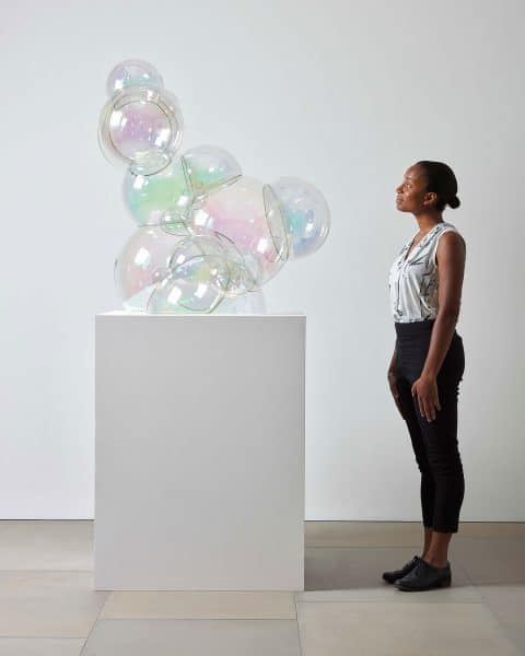 Corning Museum of Glass New Glass Now Jeroen and Joep Verhoeven the Verhoeven Twins Bubble cabinet