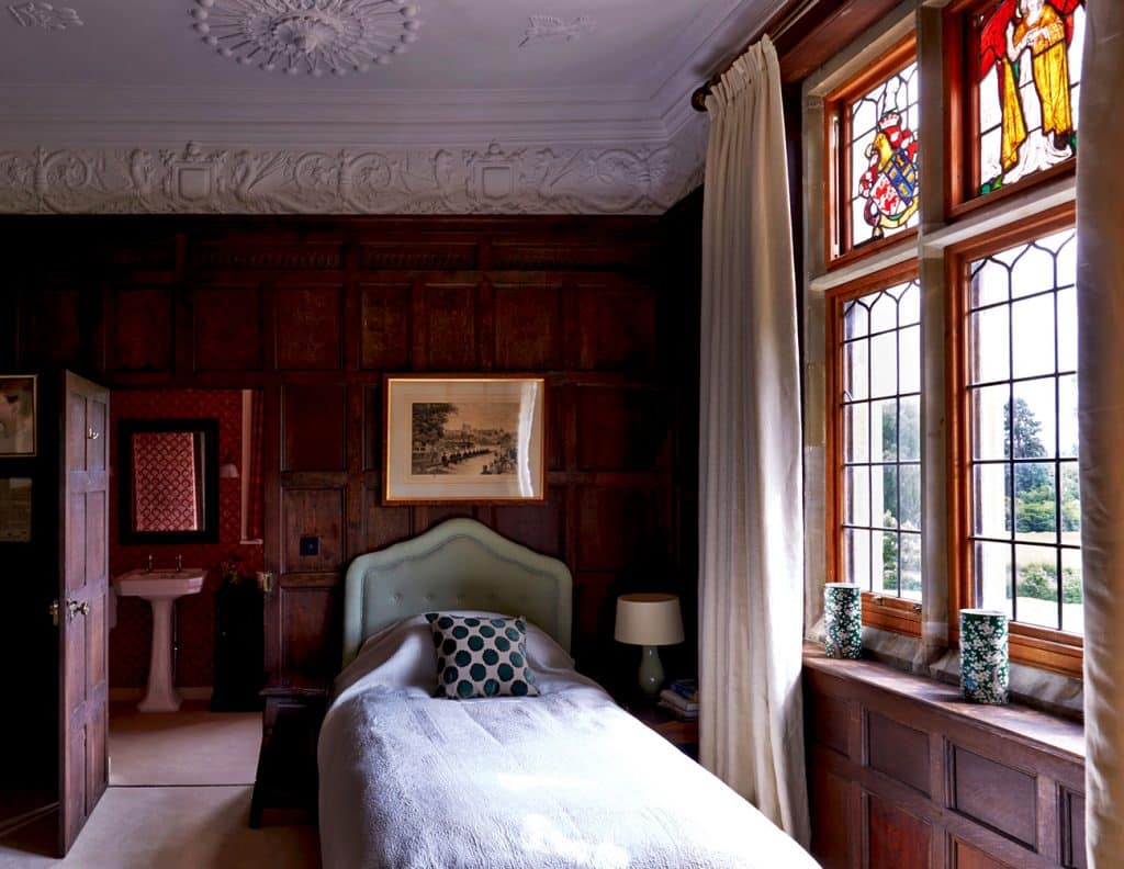 One of 18 Bedrooms at Madresfield Court