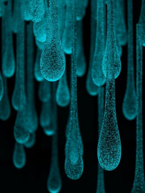 Corning Museum of Glass New Glass Now Rui Sasaki Liquid Sunshine / I am a Pluviophile