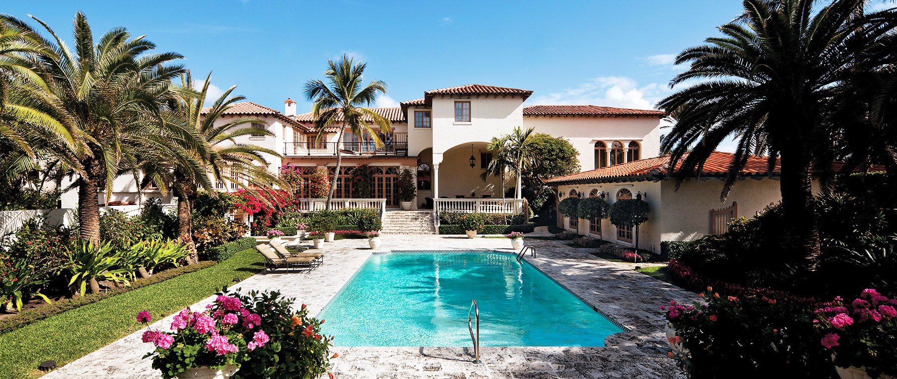 Pool and Garden of El Solano, Designed by Mizner
