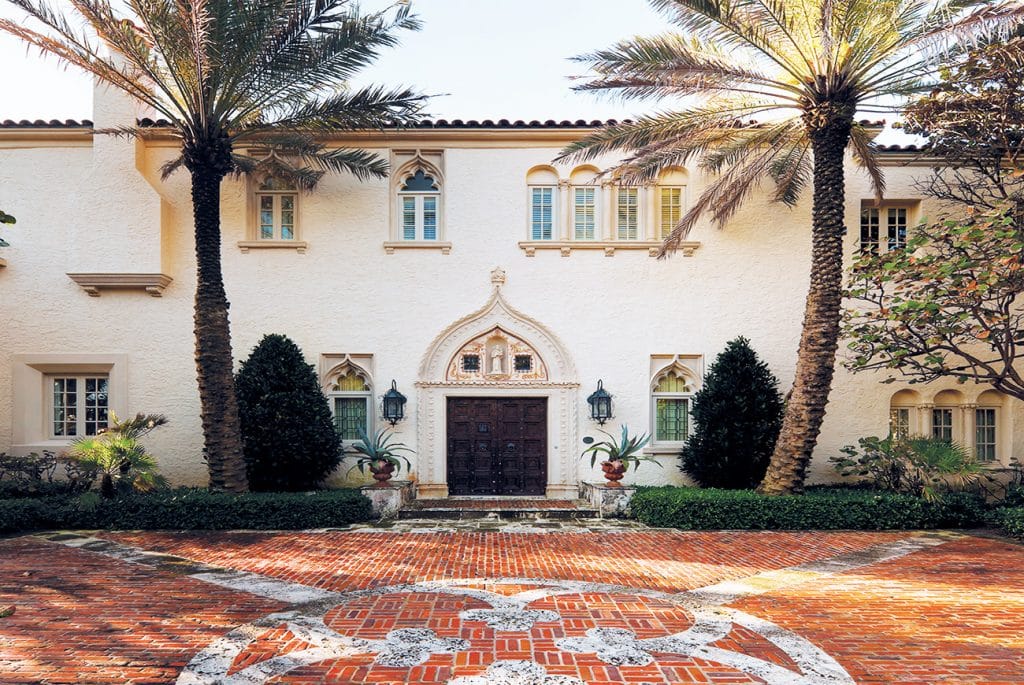 Front Facade of the Villa Flora