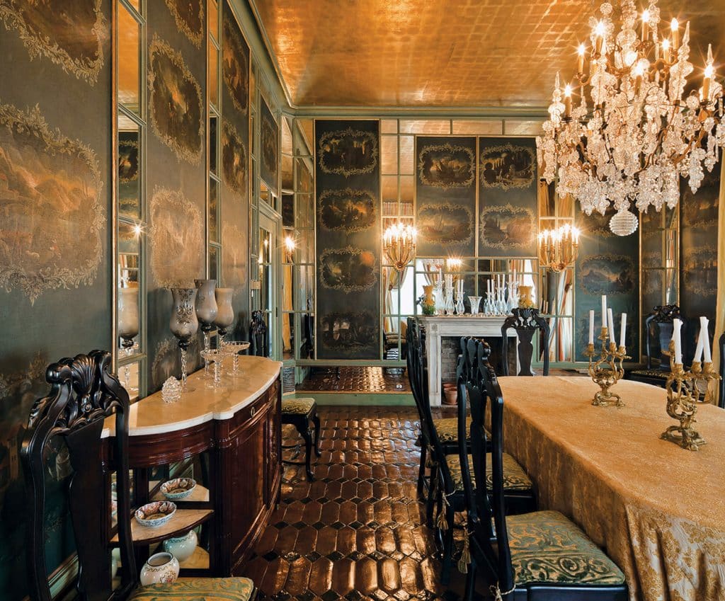 Dining Room of Lagomar, Designed by Mizner