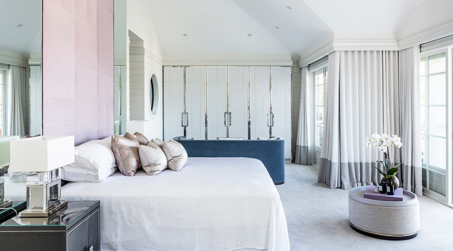 Australian architect interior designer Blainey North Palm Beach Florida bedroom