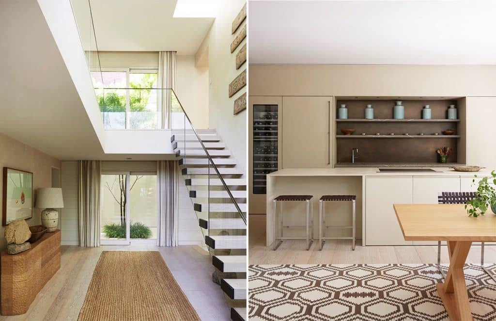 Entryway and Kitchen of the Battersea Residence