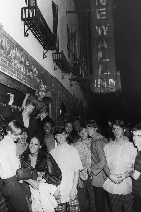 Vintage Fred McDarrah Print Outside the Stonewall Inn