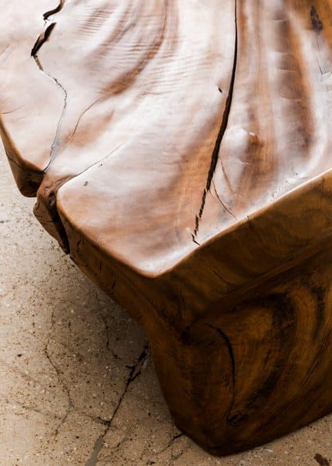 A Hugo França work made of pequi wood