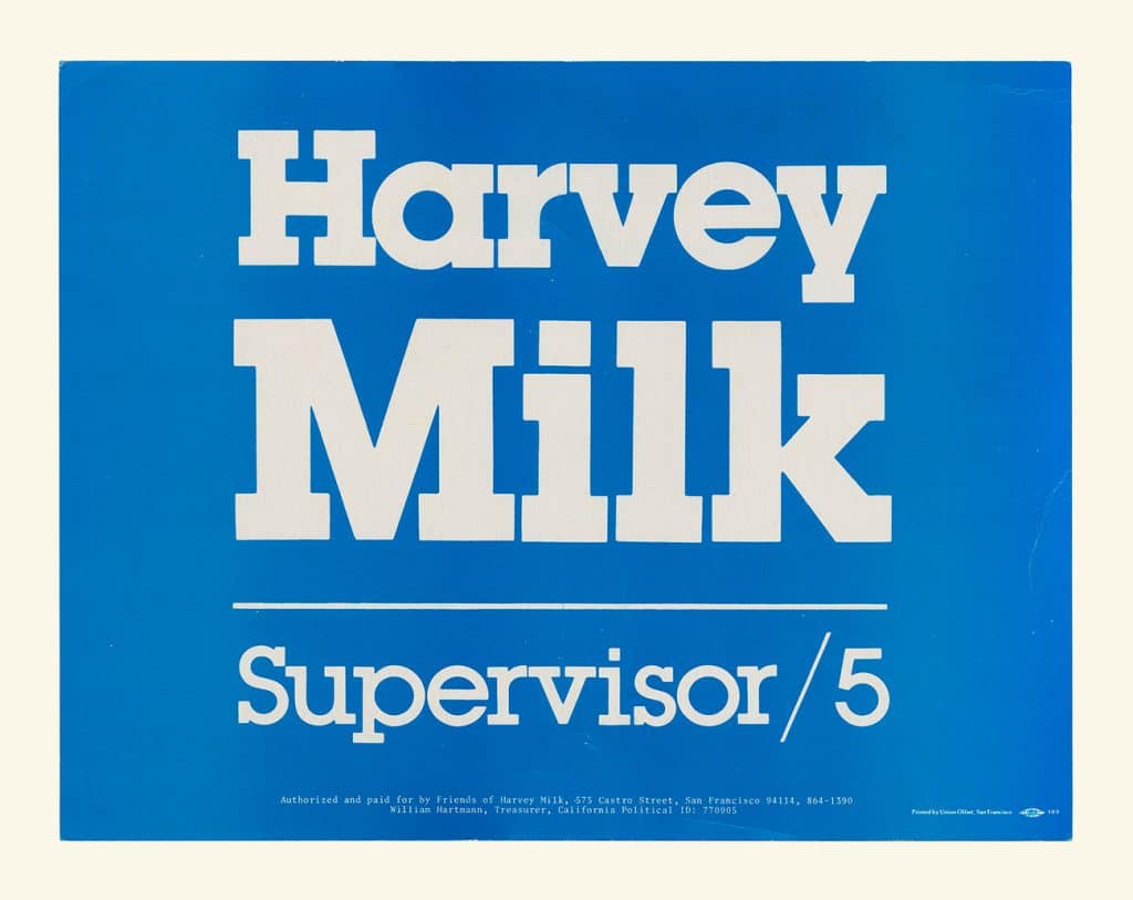 Harvey Milk Campaign Poster