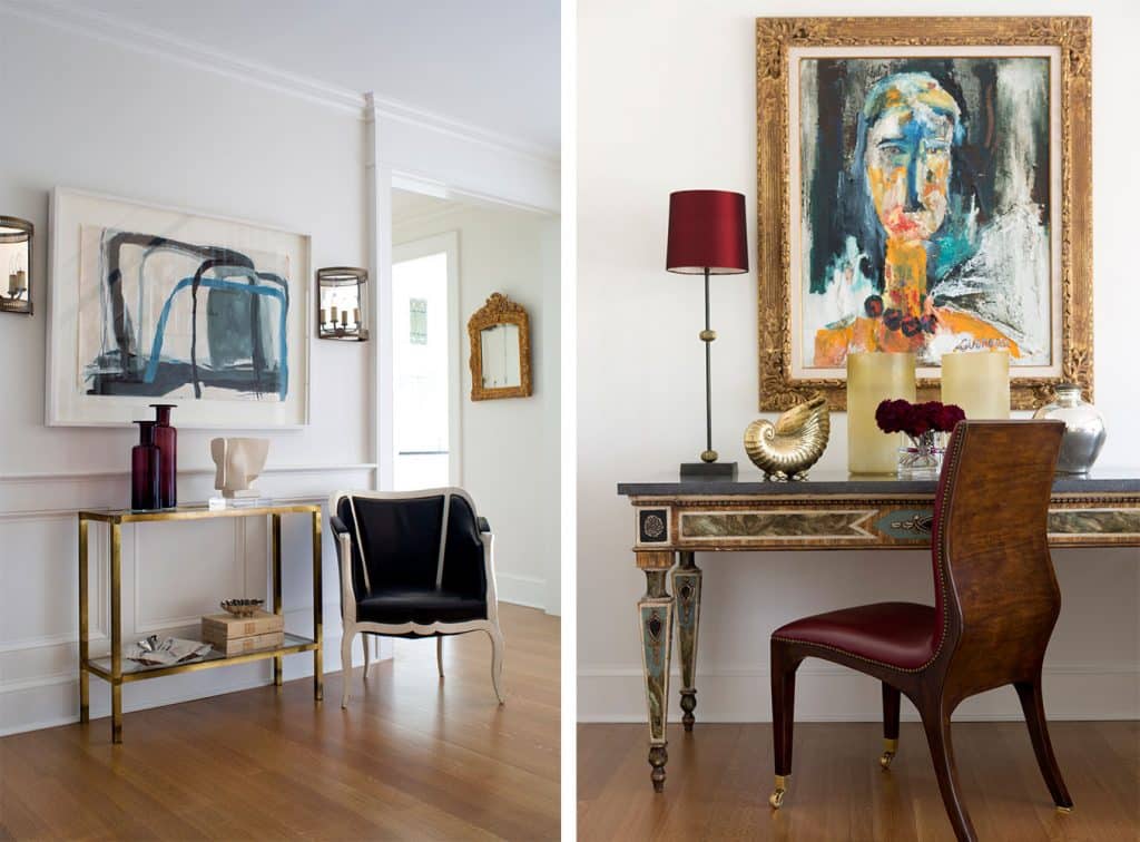 Charlotte Barnes Interiors Greenwich Residence Entry and Study