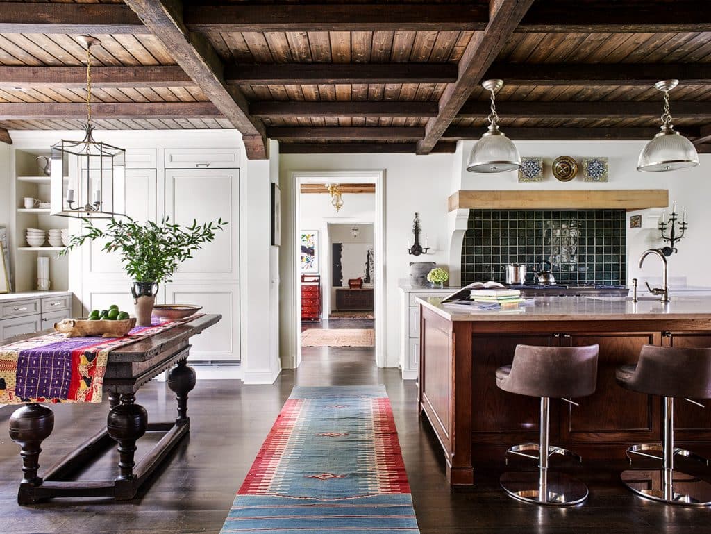 Kitchen in a Baltimore residence designed by Mona Hajj