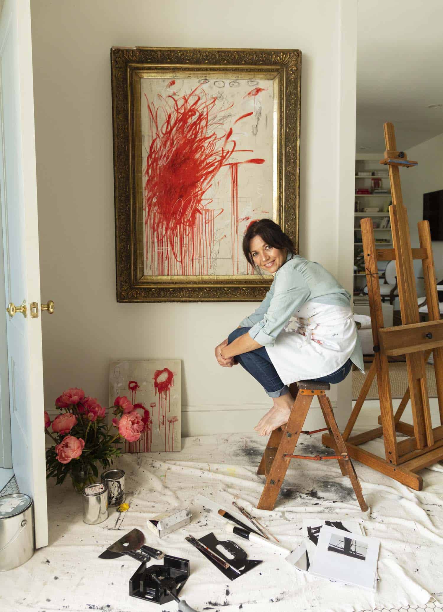 This New Orleans Antiques Dealer’s Stylish Home Doubles as Her Art Studio