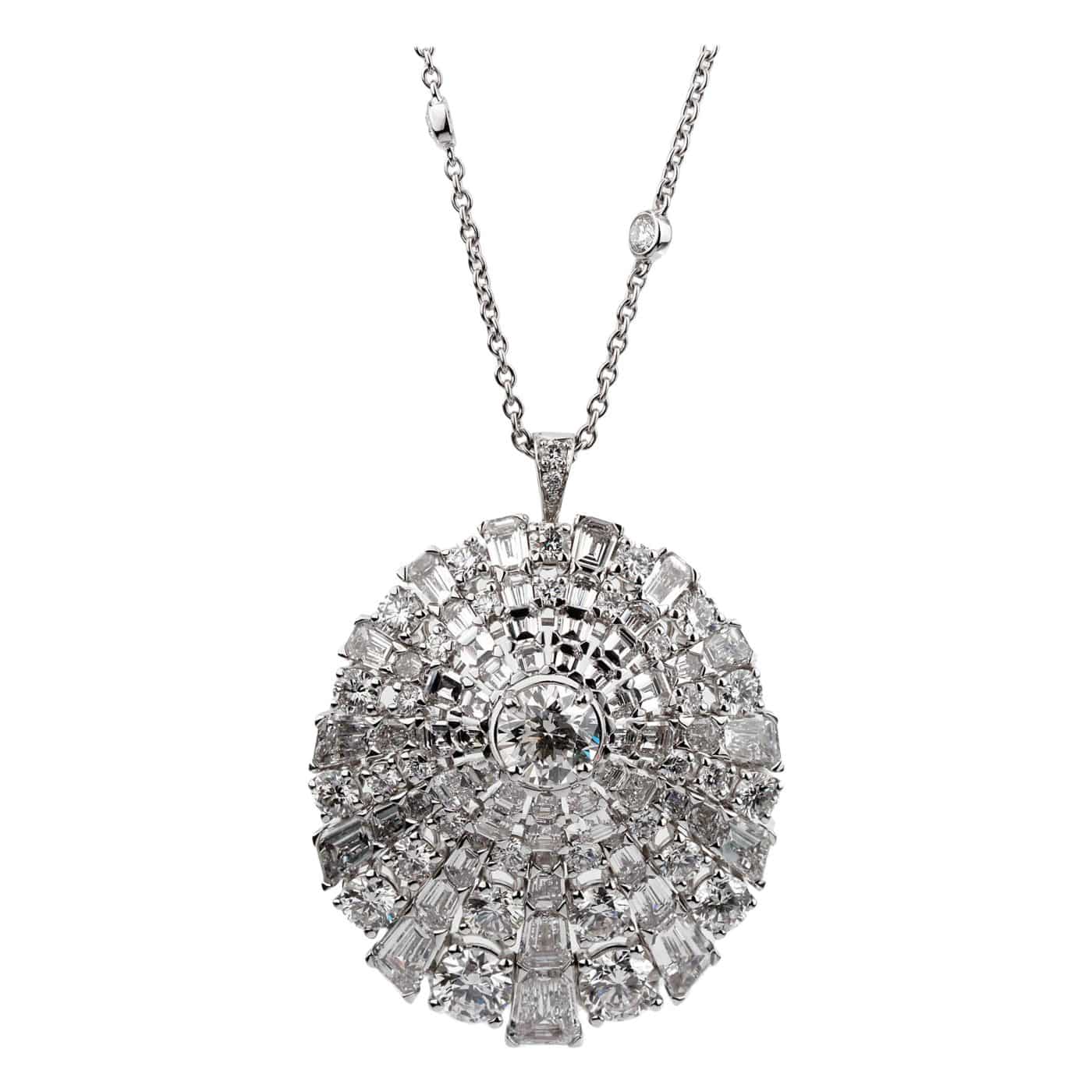 Superbe collier Graff en diamant et or blanc