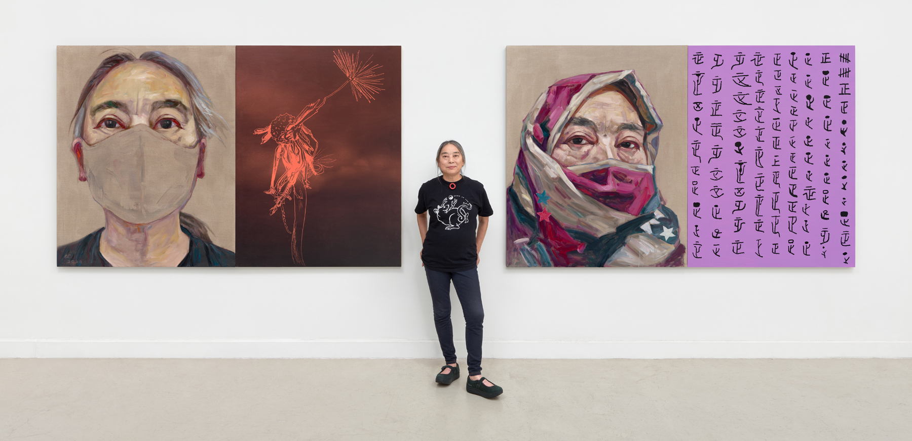 In the Late Hung Liu’s Historical Portraits, Layers of Joy and Struggle Are Exposed