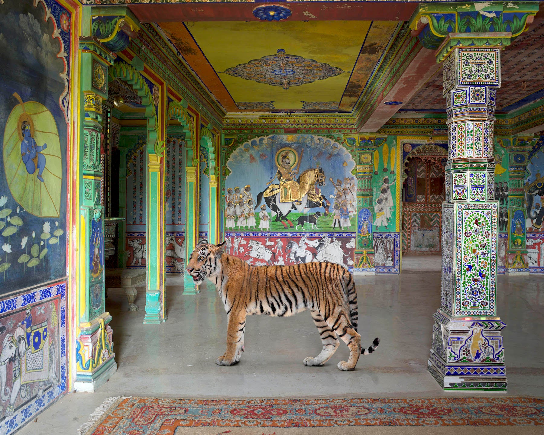In Karen Knorr’s Sumptuous Photos, Exotic Animals Appear in Opulent Palaces