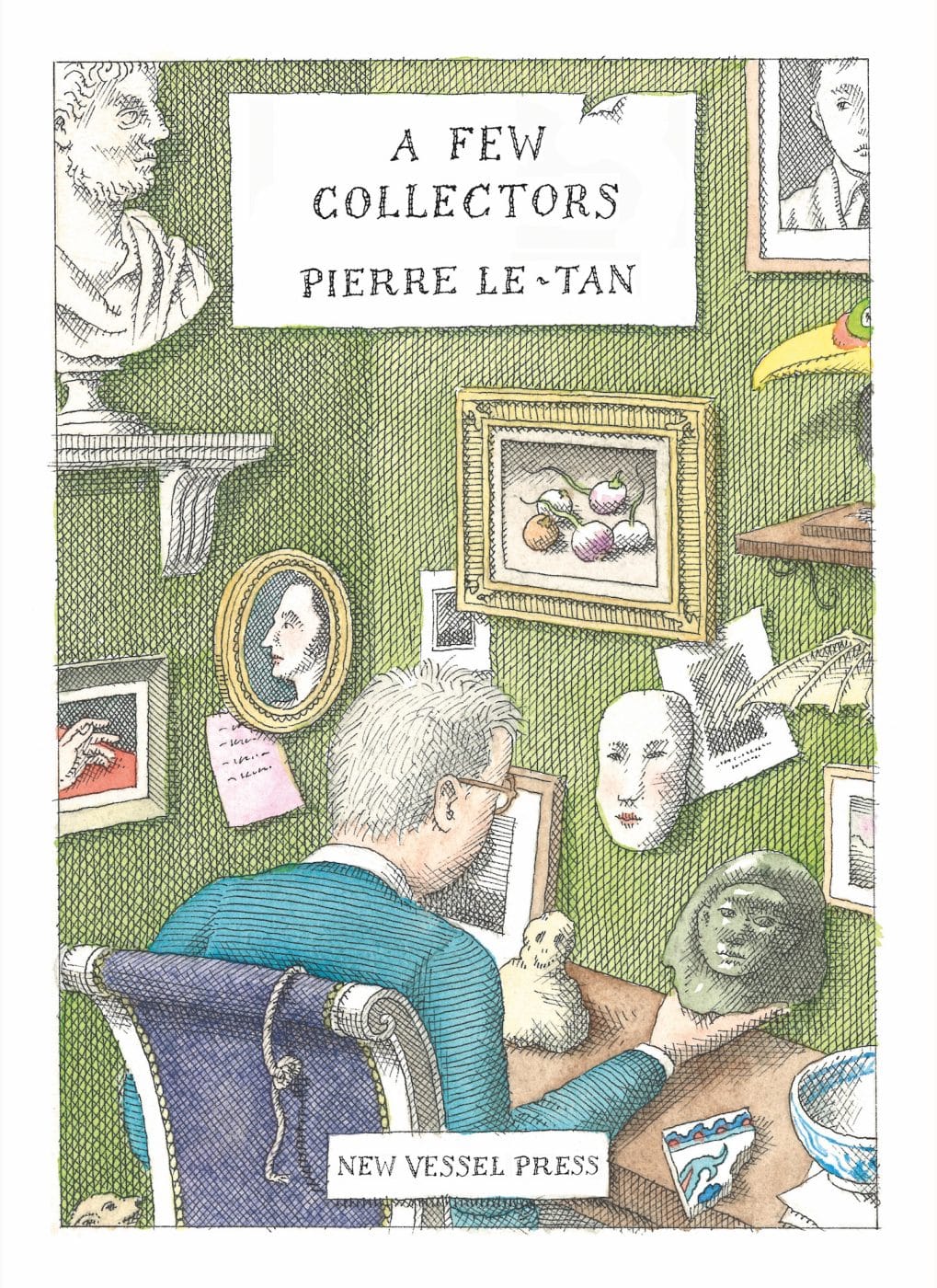 Couverture de « A Few Collectors » (« Quelques collectionneurs ») de Pierre Le-Tan