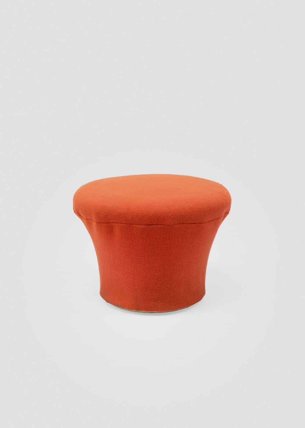 Pouf Champignon orange de Pierre Paulin