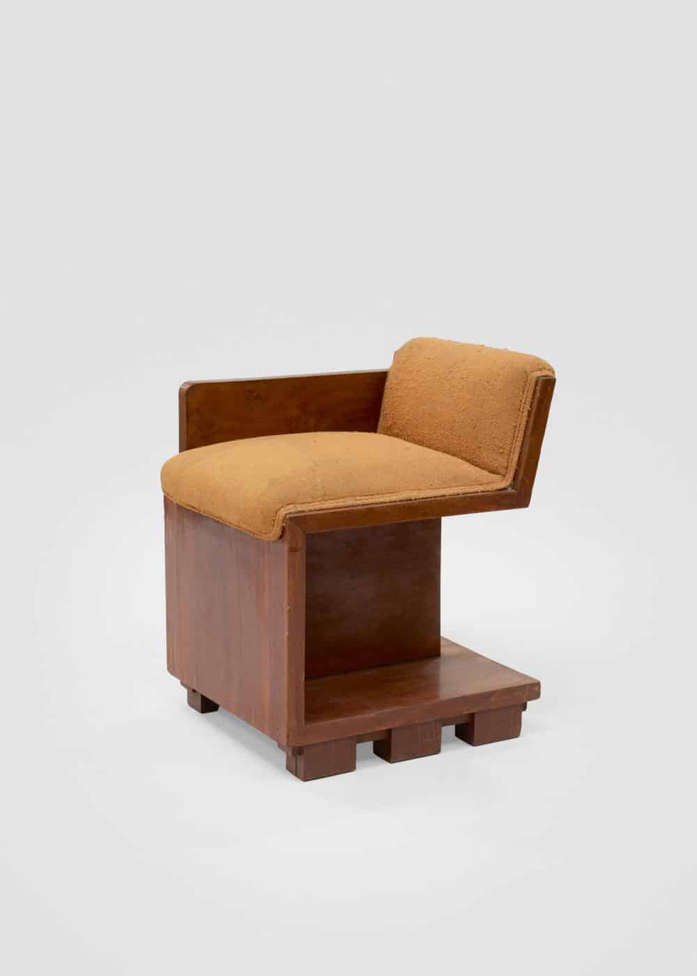 Tabouret à un accoudoir des années 1930
