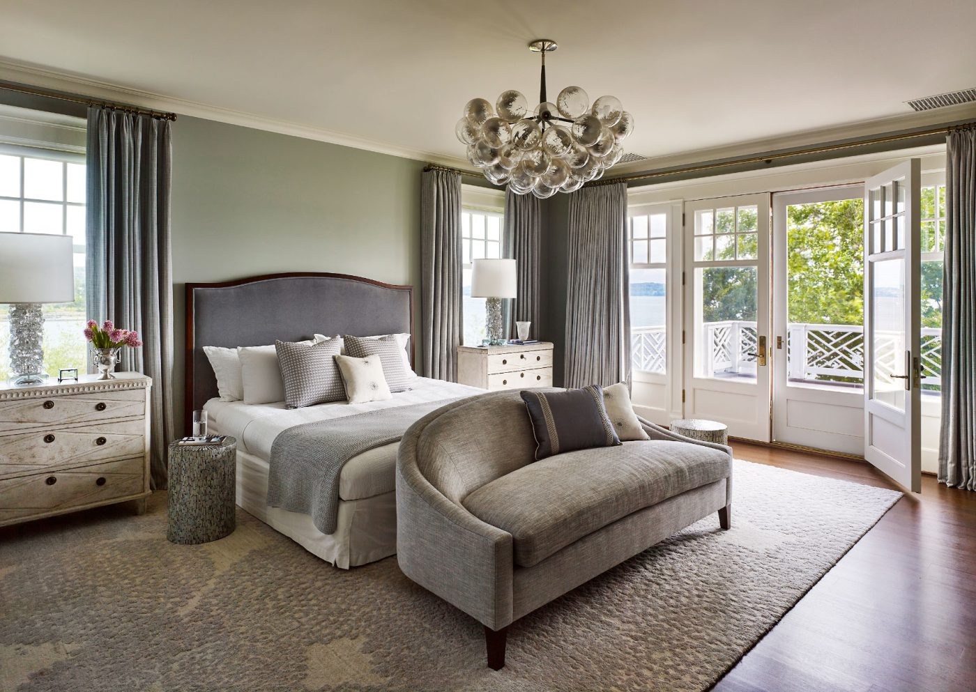 Chambre parentale décorée par Glenn Gissler