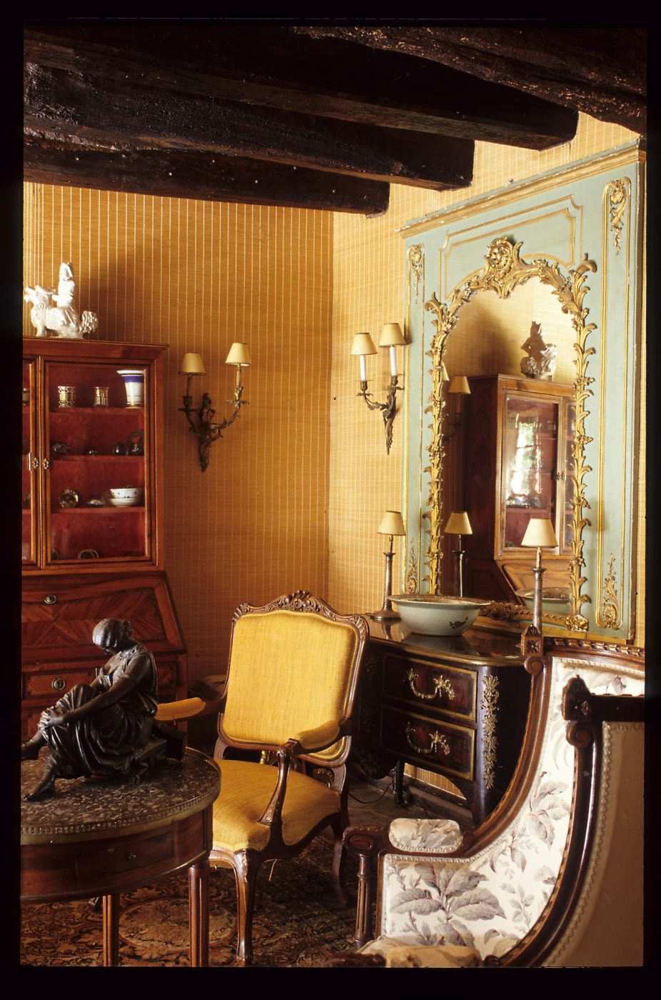 Le salon de la maison de Jean Royère en Bretagne
